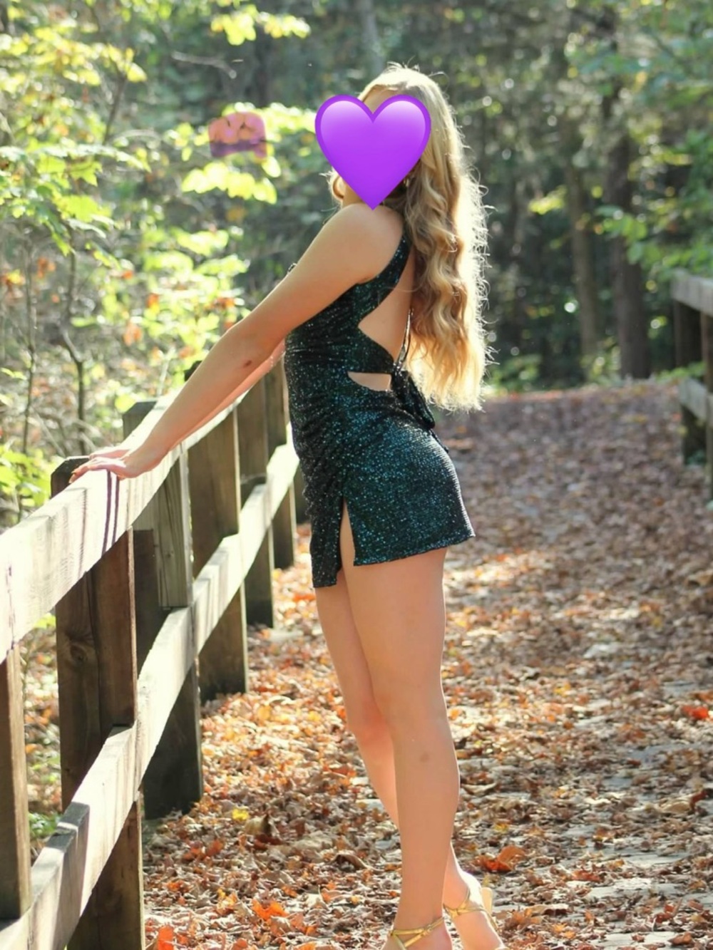 Lucy in the Sky Green Mini Dress